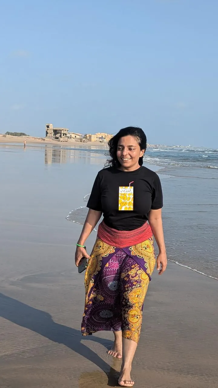 Amna after training at Hanma